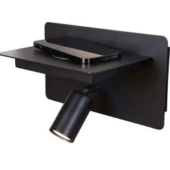 Ace vegglampe med trådløs lading USB A og C