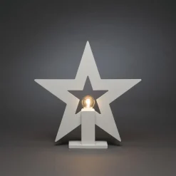 Adventsstjerne på fot 35 cm