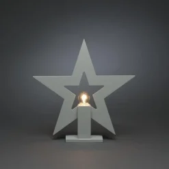 Adventsstjerne på fot 35 cm