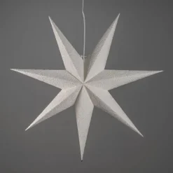 Adventstjerne 80 cm med broderi