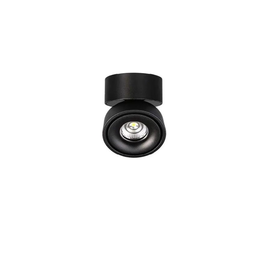 Aim Spot Single Tak/Veggspot 13W dimbar 2700k - Svart