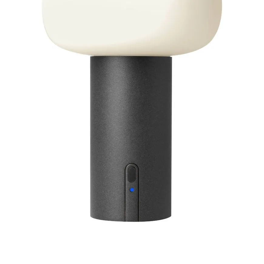 Antibes oppladbar bordlampe 2700/3000/4000K og RGB IP54 Dimbar - Antrasitt grå