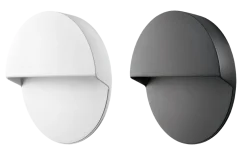 Arlon round vegglampe utendørs 10W 3000 Kelvin IK10 IP65 - Dimbar