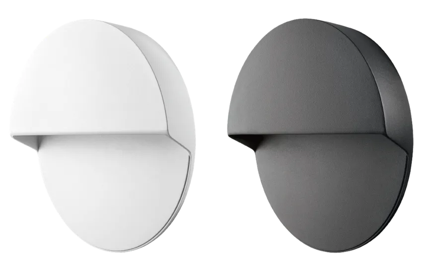 Arlon round vegglampe utendørs 10W 3000 Kelvin IK10 IP65 - Dimbar