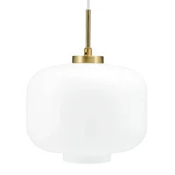 Arp takpendel 30 cm - Messing/Opal glass