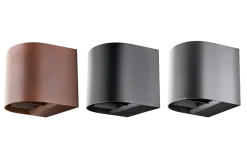 Artes round vegglampe opp/ned utendørs IP65 8W 2700K Dimbar