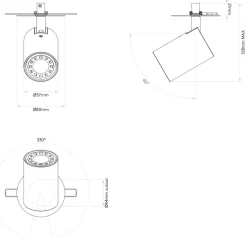 Ascoli Recessed takspot