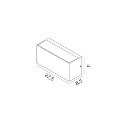 Asker 1511 8W LED ned lys