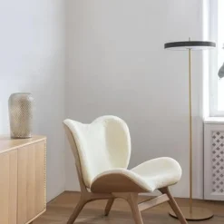 Asteria gulvlampe - Svart