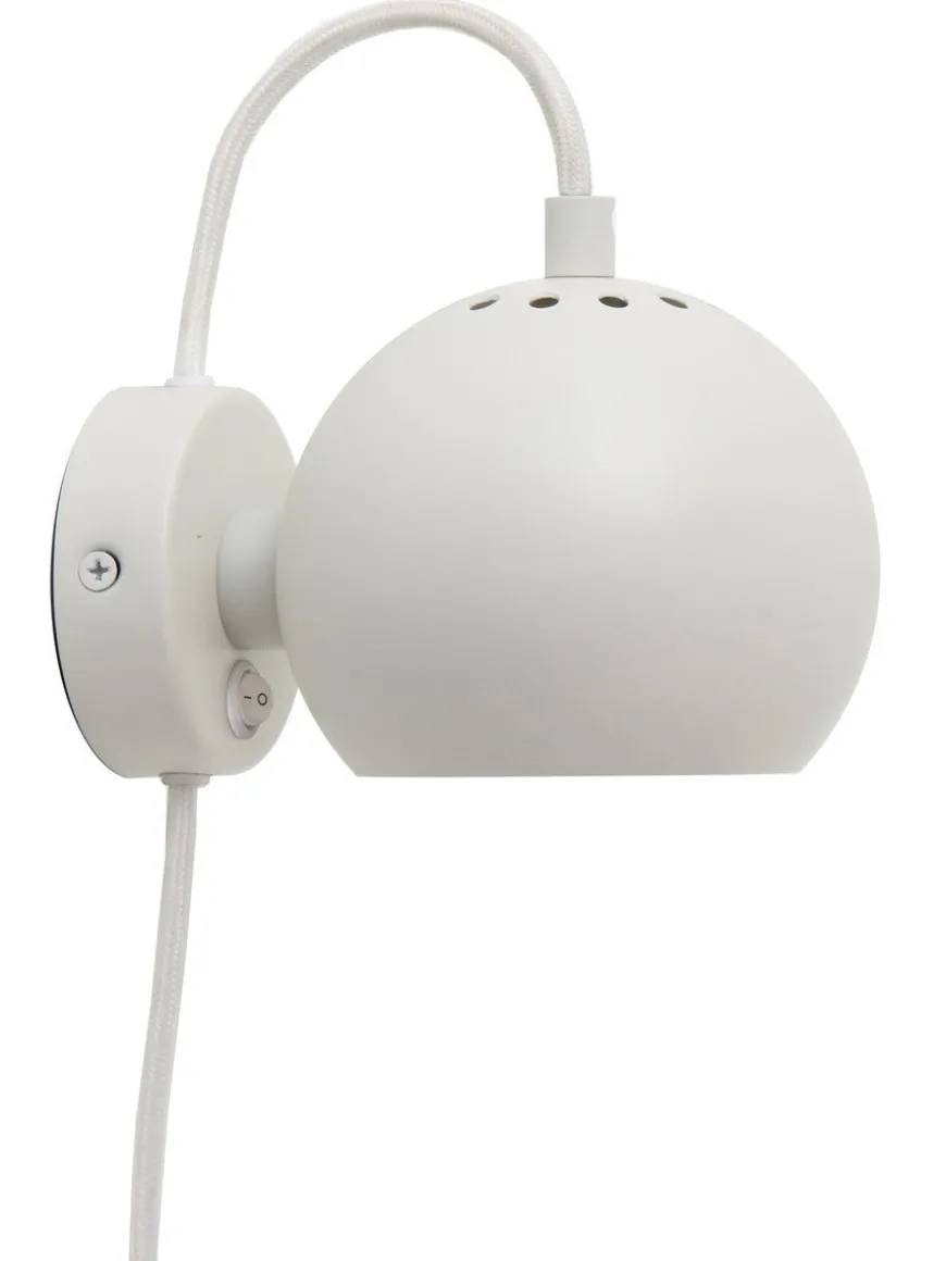 Ball vegglampe Ø12 cm