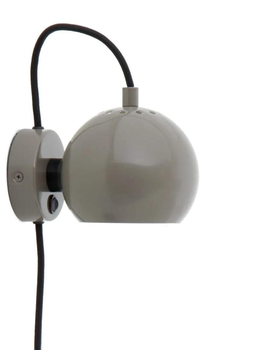 Ball vegglampe Ø12 cm