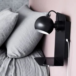 Ball vegglampe m/USB