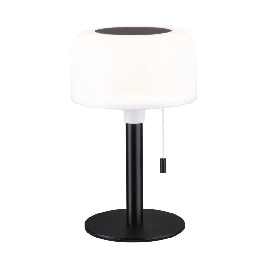 Bartja bordlampe oppladbar via USB eller solcelle 2700 Kelvin IP44