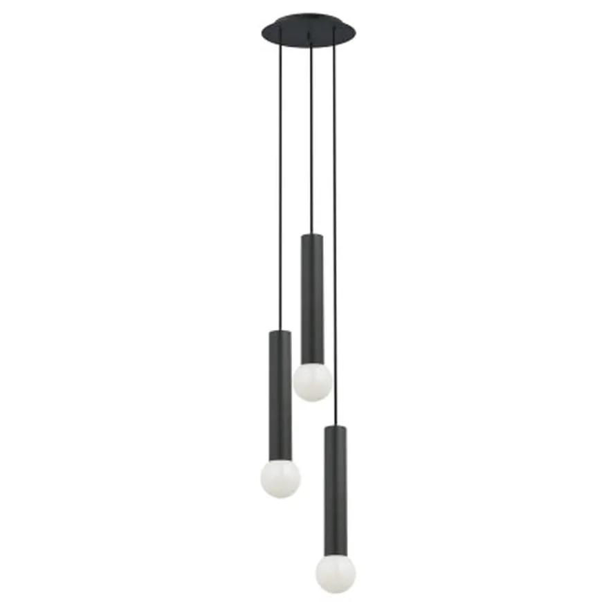 Baton trippel takpendel - Sort
