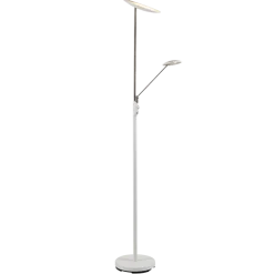Bergamo gulvlampe m/lesearm 28+5W 183 cm 3000 Kelvin - Dimbar