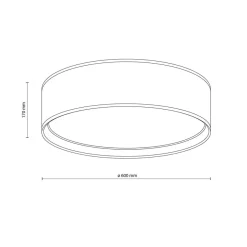 Bilbao taklampe 60 cm