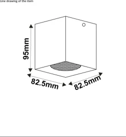 Bodi takspot square GU10