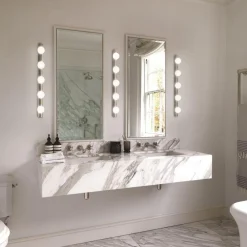 Cabaret 4 vegglampe for baderom IP44 - Polert krom