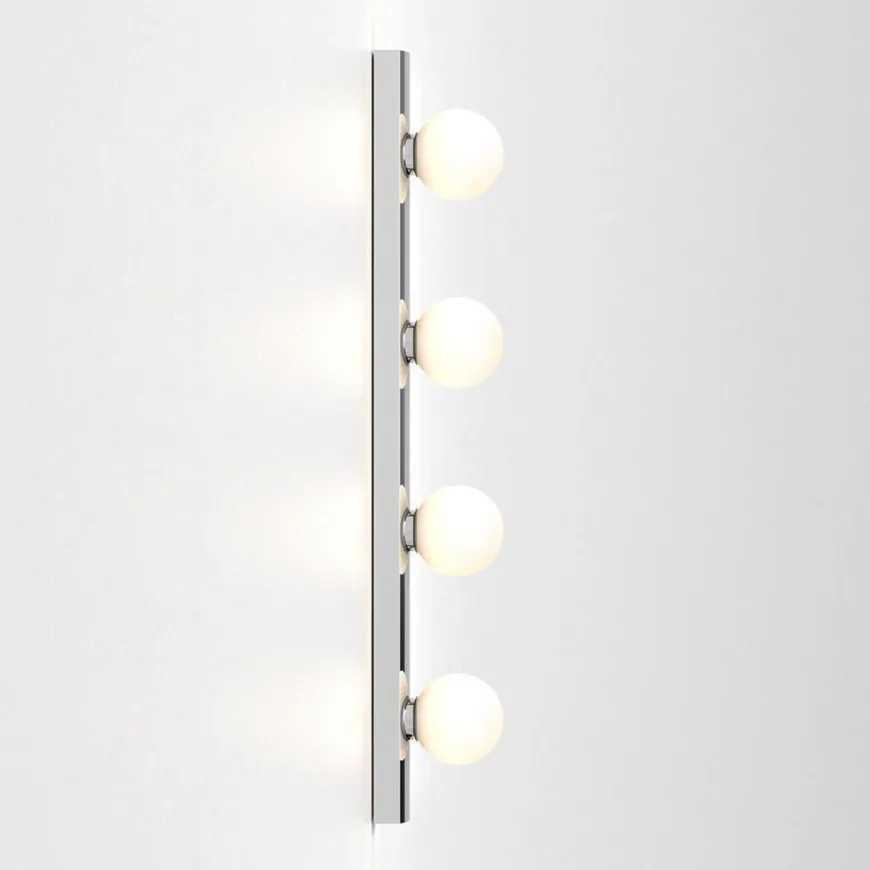 Cabaret 4 vegglampe for baderom IP44 - Polert krom