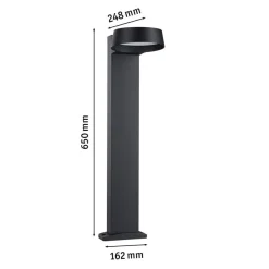 Capea Grand pullert utendørs IP44 11,5W 3000 Kelvin 65 cm