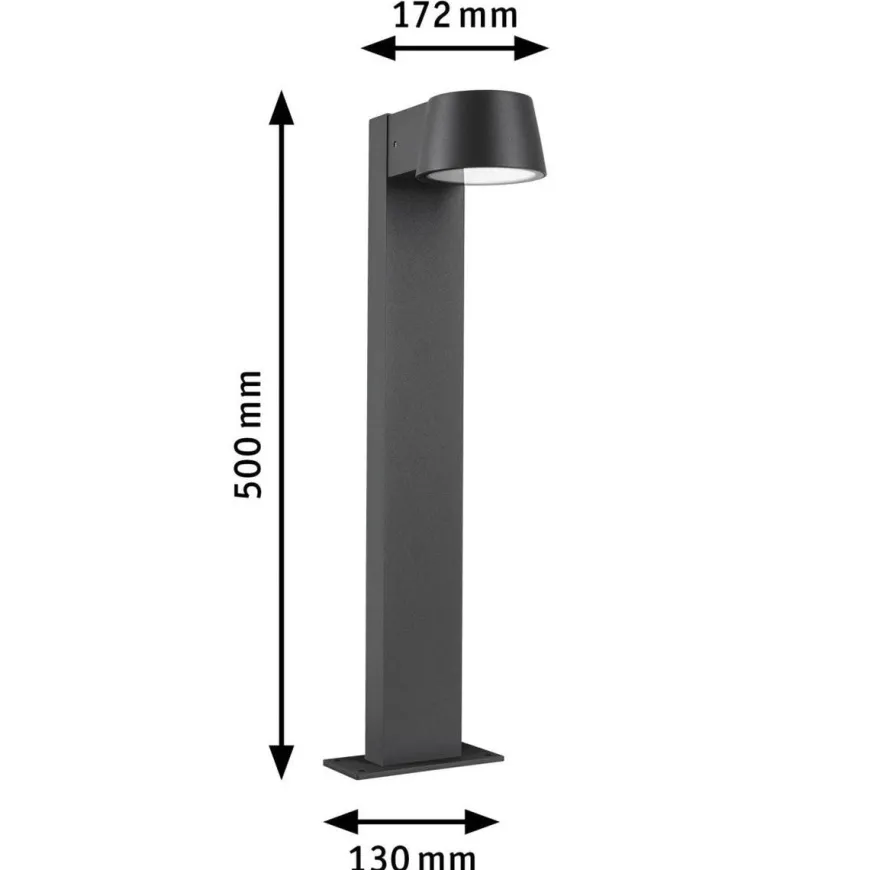 Capea pullert utendørs IP44 6W 2200 Kelvin 50 cm