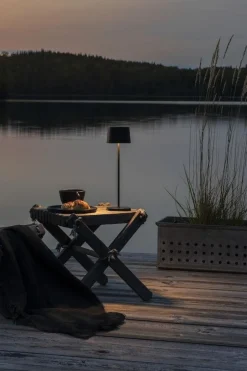 Capri bordlampe oppladbar utendørs IP54 - Svart