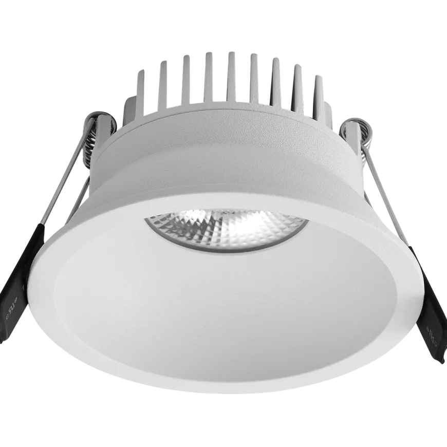 Ceto Mini Fixed lavtbyggende downlight 7W 2700K Dimbar IP44 - Hvit