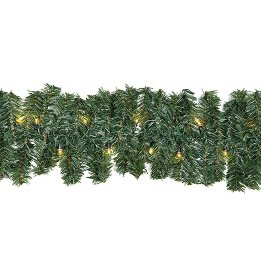 Chrissline Garland 100 lys 5 meter - Ekstra varmhvit - Hvit