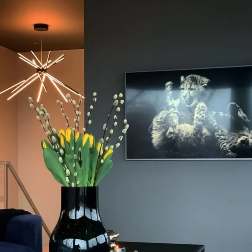 Cluster takpendel 50W Dimbar - Svart