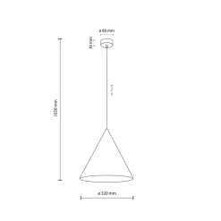 Cono takpendel 32 cm