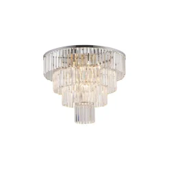Cristal taklampe L - Sølv