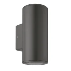 Cylindro duo vegglampe opp/ned utendørs IP54 - Grafitt grå