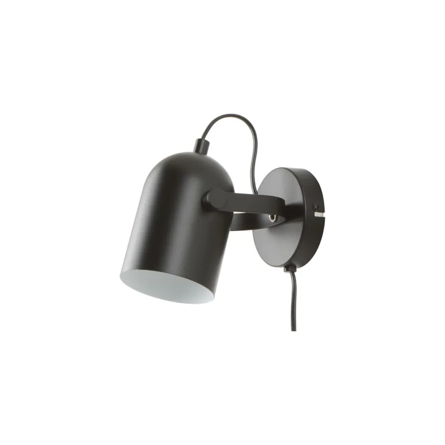 Dallas vegglampe - Svart