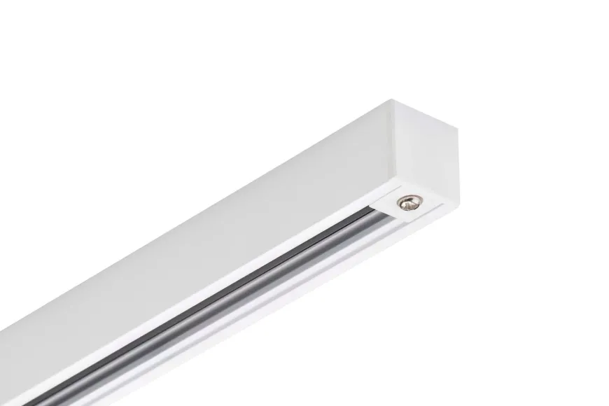 Designline Tube komplett 1,9 meter spotskinne med 5 spotter GU10 - Hvit