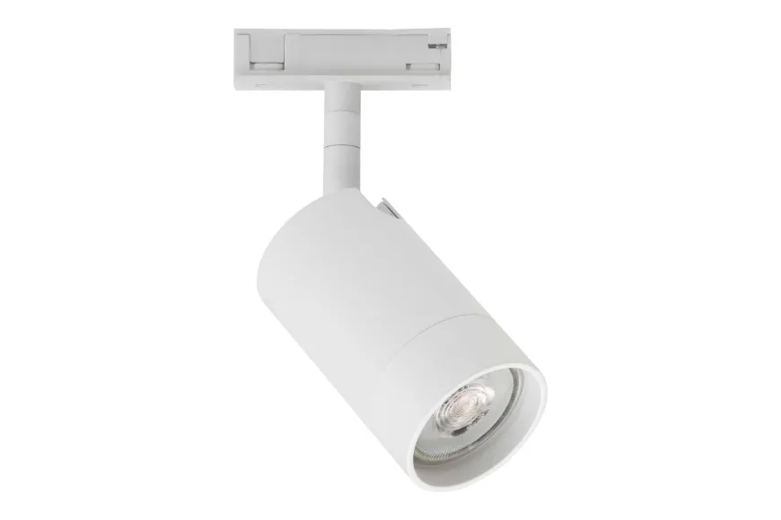 Designline Tube komplett 1,9 meter spotskinne med 4 spotter GU10 - Hvit