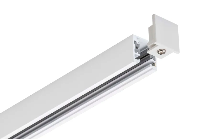 Designline Tube komplett 1,9 meter spotskinne med 3 spotter GU10 - Hvit