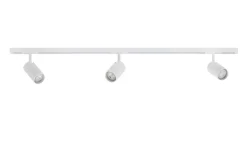 Designline Tube komplett 1,9 meter spotskinne med 3 spotter GU10 - Hvit