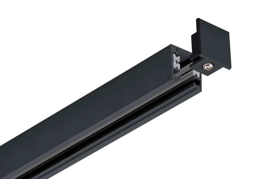 Designline Tube Pro komplett 1.9 meter spotskinne med 4 spotter GU10 - Svart