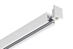 Designline Tube Pro komplett 1,9 meter spotskinne med 5 spotter GU10 - Hvit