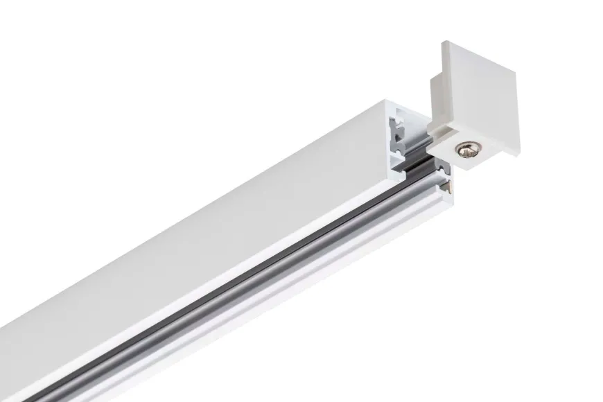 Designline Tube Pro komplett 1 meter spotskinne med 3 spotter GU10 - Hvit