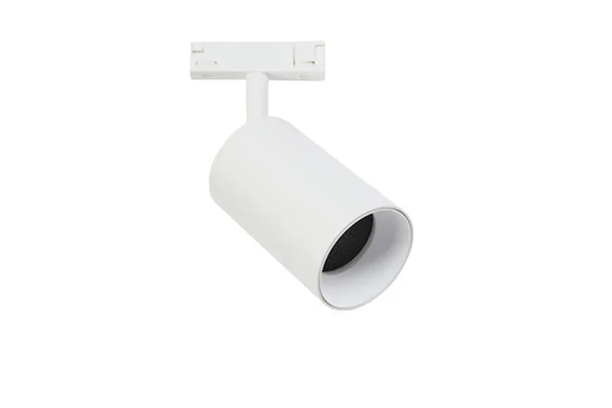 Designline Tube Pro komplett 1 meter spotskinne med 3 spotter GU10 - Hvit