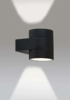 Dolio W90 vegglampe utendørs opp/ned 2x4,2W 3000K IP65 Dimbar - Svart