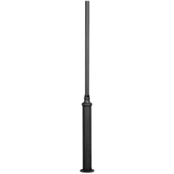 Draco stolpe 2m - Svart