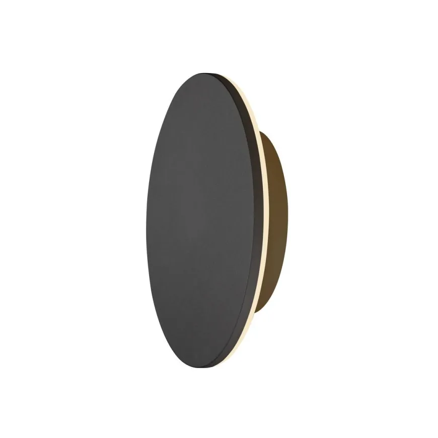 D-ring 25 cm vegglampe utendørs 15W 2700/3000 kelvin IP65 - dimbar