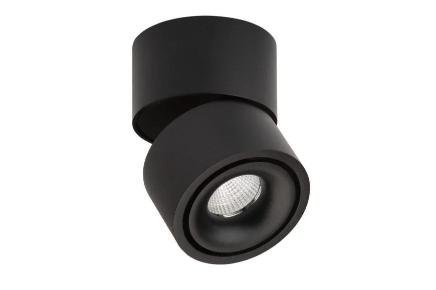 Easy mini W75 takspot 1 lys 7W 2700K Dimbar Hull for ledning - Svart