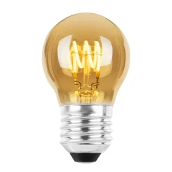 Ecolux E27 Spiral filament LED 4W 2200K 45 mm dimbar - Amber