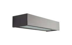 Edge direct vegglampe ned 10W 2700 Kelvin dimbar IP65 - Grafitt