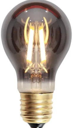 Edison E27 Filament LED 4W 2200K 60mm dimbar - Røykfarget
