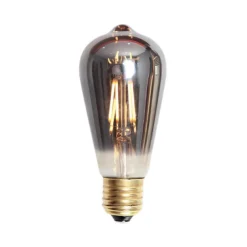 Edison E27 lanterne LED 4W 2200K 60mm dimbar - Røykfarget