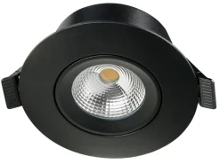 E95 lavtbyggende downlight 2700 Kelvin IsoSafe RA90 7W IP54 - Dimbar